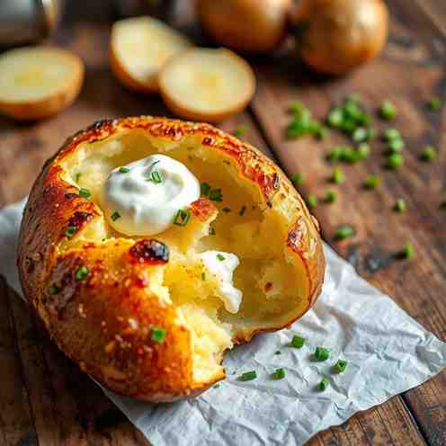 Easy Oven Baked Potato Recipe - Crispy Ahjukartulid (Estonian)